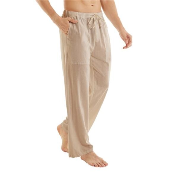 Other - Men's Casual Pants Cotton Linen Loose O